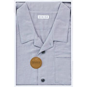 （品薄）UCHINO マシュマロガーゼ メンズパジャマ グレー RC20821 GY/M Mサイズ