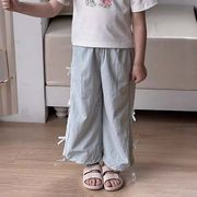 【2024夏新作】韓国風子供服 ベビー服 キッズ 男女兼用 ロングパンツ パンツ