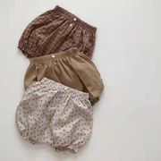 【2024夏新作】韓国風子供服 ベビー服 キッズ 男女兼用 おしゃれ　短パン パンツ
