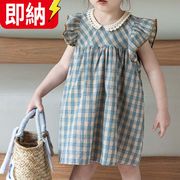 【24H即納 顧客直送可！】子 チェック柄 ワンピース　