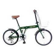 20型折畳自転車 シンプルスタイル M206BS （6段変速）（SS-M206BS）