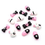 【デコパーツ】ホイップデコ/うさぎ/白黒/ゴシック小悪魔/最安値＆営業日当日出荷/混合福袋