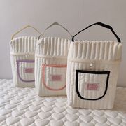 ハンドバッグ　多用途　マザーズバッグ　化粧品収納　韓国バッグ