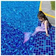 韓国風子供水着 キッズ 女の子 ベビー 子供用 オ3点セット人魚　連体水着 uvカット キッズ水着