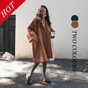 【秋冬新作】大人気 ファッション 韓国 レーディス ロング ゆったり コート 綺麗 防風 防寒着