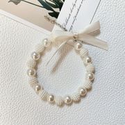【2024夏新作】 ペット ペット用品 韓国風 ネックレス アクセサリー パール 可愛い 犬猫兼用