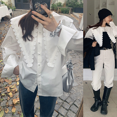 【2023秋新作】韓国風レディース服　秋　ゆったり　カジュアル　きれいめ　長袖シャツ ブラウス
