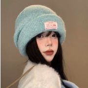 キャップ 小顔効果  帽子  ニット 毛糸 防寒