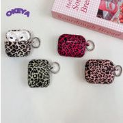 2025年新作 ブルーツゥースイヤホンカバー Airpodspro2カバー Airpods用保護ケース ヒョウ柄 リング付き