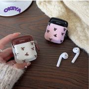 2025年新作 ブルーツゥースイヤホンカバー Airpodspro2カバー Airpods用保護ケース リボン 可愛い 2色展開