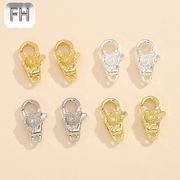 銅 キーホルダー金具 ハンドメイド キーリング アクセサリー DIY 手芸用品 基礎金具