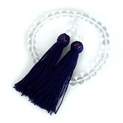 数珠 女性用 水晶の数珠 クリスタル