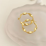 ピアス　デザイン　アクセサリー　レディース　韓国ファッション　ins　18k コーティング