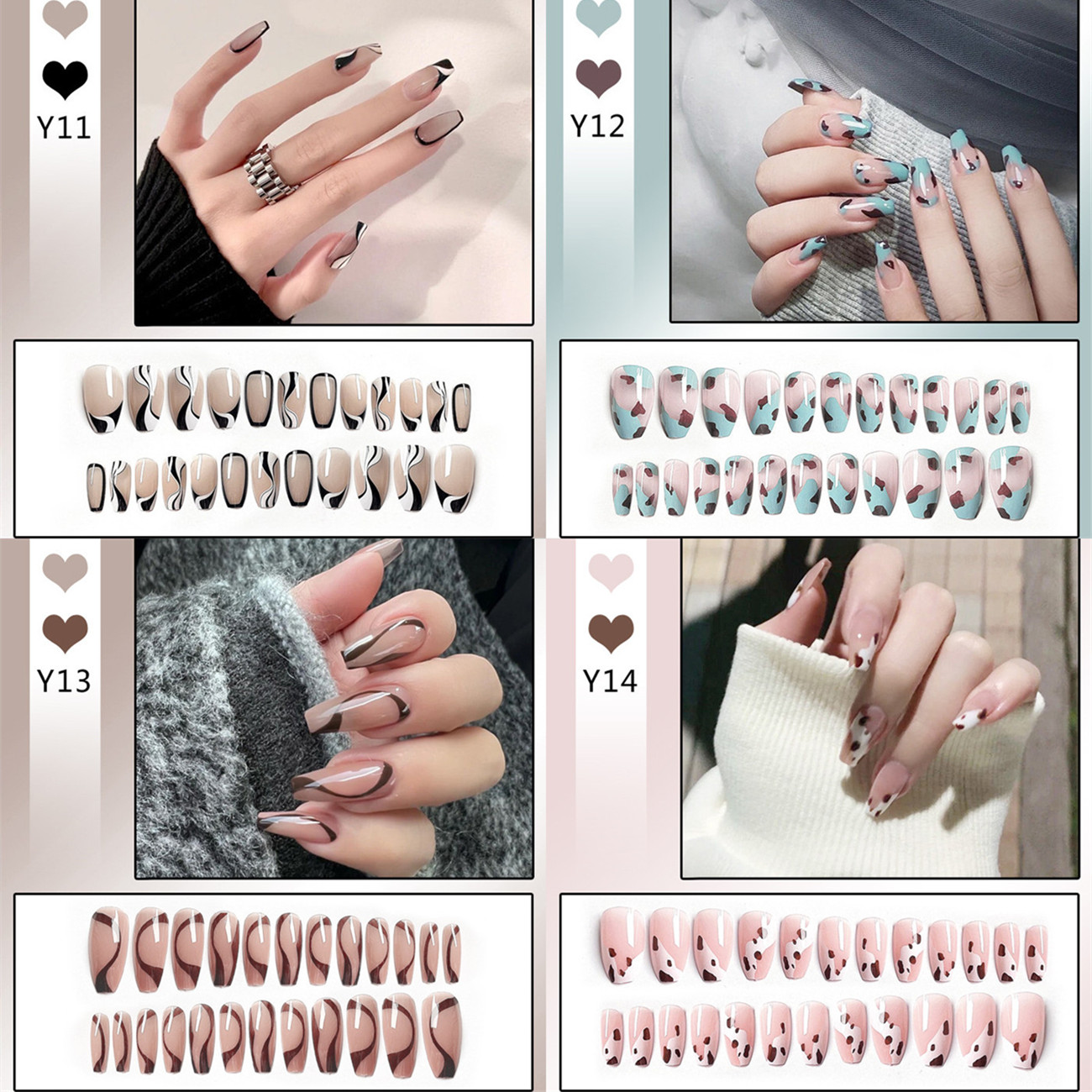 DANNI＆TONI ジェルネイルシール ヌード フレンチ ネイルシール