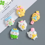 熊 デコパーツ アクセサリーパーツ ハンドメイド 髪飾り 貼り付けパーツ 可愛い DIY 手芸