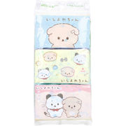 水に流せるプリントティシュ いしよわちゃん  16枚(8組)×6個入