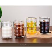 品質は本当に素晴らしいです コーヒーカップ 断熱 クリア 牛乳カップ 水カップ 大人気 グラス 家庭用