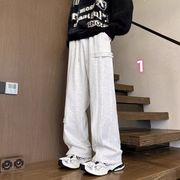 2025春秋新作 メンズ ボトムス カジュアル パンツ スラックス ワイドパンツ 男