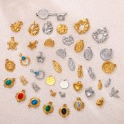 サージカルステンレスネックレスペンダント　アクセサリー　金属アレルギー対応　18kコーティング