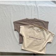 2025春夏新作 韓国風子供服  サペタ ショウイ 子供服 Tシャツ  73-100cm