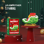 クリスマスクリスマスツリー雪だるま老人組立積み木玩具子供プレゼント機構プレゼント卸売りクロスボーダー