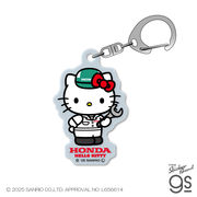HONDA×ハローキティ アクリルキーホルダー 作業着 サンリオ バイク 車 sanrio キャラクター グッズ LCK067