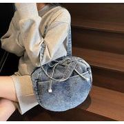 鞄 ショルダーバッグ ハンドバッグ  大容量 デニム