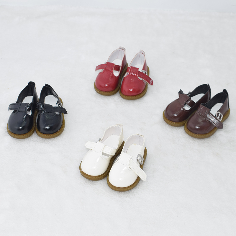 着せ替えぬいぐるみ ミニドール ぬいぐるみ用 おもちゃ PU靴 4分BJD 対応 シューズ 6.8*3.2*3.5CM 8色