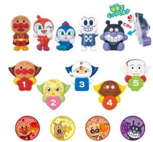 ピタッとくっつく アンパンマンとなかまたち知育セット