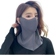 フェイスカバー 3D立体 UVカット UPF50+ 紫外線対策 日焼け止めマスク フェイスカバー バンダナ