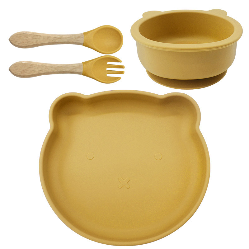 赤ちゃん スプーン フォーク セット カトラリーセット 食器セット シリコン 可愛い 4点セット