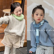 【2025秋冬新作】子供服 韓国風子供服 ベビー服 ニットセーター  80cm～130cm 2色
