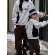 【2025新作】子供服 韓国風子供服 ベビー服 可愛い  親子服    パーカー 90-150cm 4色