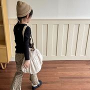 2025年春季 韓国子供服  ボトムス　女の子　ズボン　ロングパンツ カジュアルズボン    2色