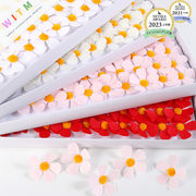 全4色 DIY すみれ スミレの花 シャボンフラワー 50点セット ソープフラワー 枯れないお花 バレンタイン