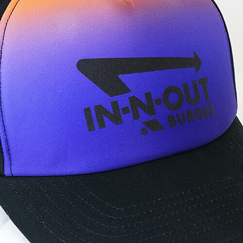 新作 ★IN-N-OUT BURGER★ ♡サンセット キャップ♡ IN-N-OUT-BURGER SUNSET HAT インアウトバーガー サンセット