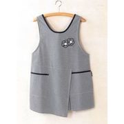 【即納】ギンガム花モチーフキッチン