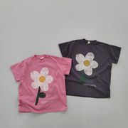 HUAIHB☆2025夏 韓国風 フラワーワンピース 綿100% ゆったりシルエット