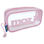 moz メッシュスクエアペンポーチ（ライトピンク） 【特価】