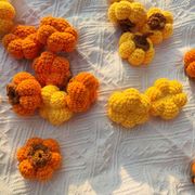 ぬいぐるみ 人形  かぎ針編み ドール ハンドメイド かわいい 野菜 ホームデコレーション かぼちゃ