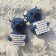 ぬいぐるみ 人形  かぎ針編み ドール ハンドメイド かわいい 動物 ホームデコレーション コアラ