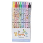【ペン】ポケットモンスター スリムノック式ゲルペン8色セット