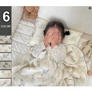 子供用 全コットン 4層ガーゼ ブランケット おしぼり 毛布 子ども用 カバー 毛布