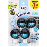 クルマの消臭力　クリップタイプ　クリーンスカッシュ