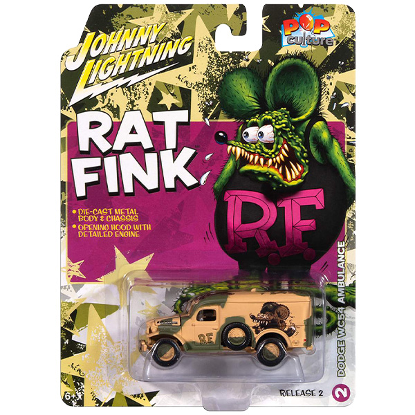 1:64 Rat Fink Dodge WC54 Ambulance 【ラットフィンク