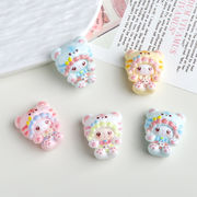 デコパーツ　クラフト　手芸DIY アクセサリー材料　樹脂 貼り付けパーツ