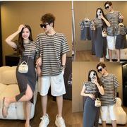 2025夏新作 親子コーデ 男女兼用  カジュアル  マタニティワンピース&Tシャツ &ロンパース 分けて販売