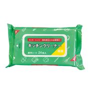 除菌キッチンクリーナー24枚　掃除/日用品/消耗品/台所/除菌シート