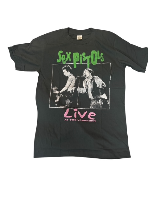ビンテージ風タイプTシャツ ROCK TEE Sex Pistols Live VINTAGE Type