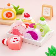 PVC食品サンプル 果物 フランスパン フェイクケーキ ドーナツ サンプル 模型 学校 行事 飾り オーナメント